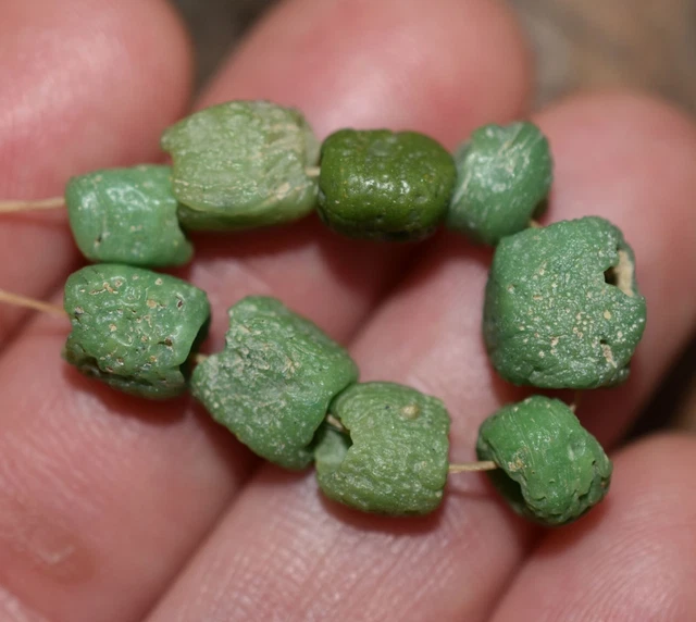 Rare Ancient Glass Excavated Dig Beads Afghanistan Trade Circa 1000 Years Old 3