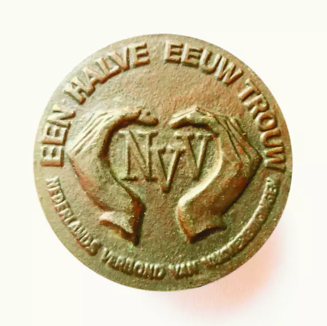 Netherlands Medal 50 years association member NVV Half a century of Trouw