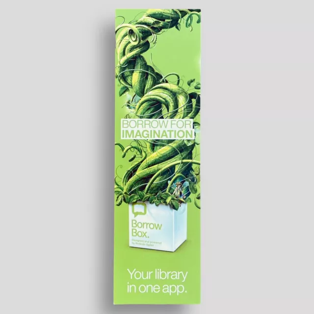 Borrow For Imagination Collectible Promotional Bookmark