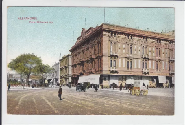 AK Alexandria, Egypt, Place Mohamed Aly, 1910