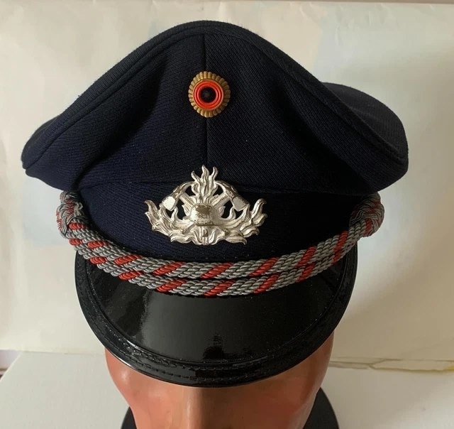 Cappello Pompiere Tedesco Stirndruckfrei Alkero Kempf Wuppertal 55 1977