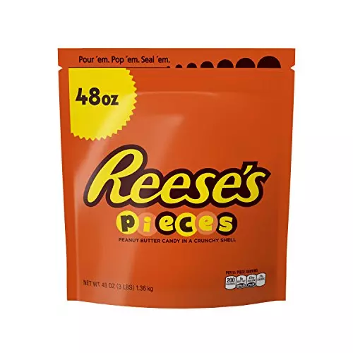 REESE'S PIECES Peanut Butter Candy, 48 oz Bulk Bag