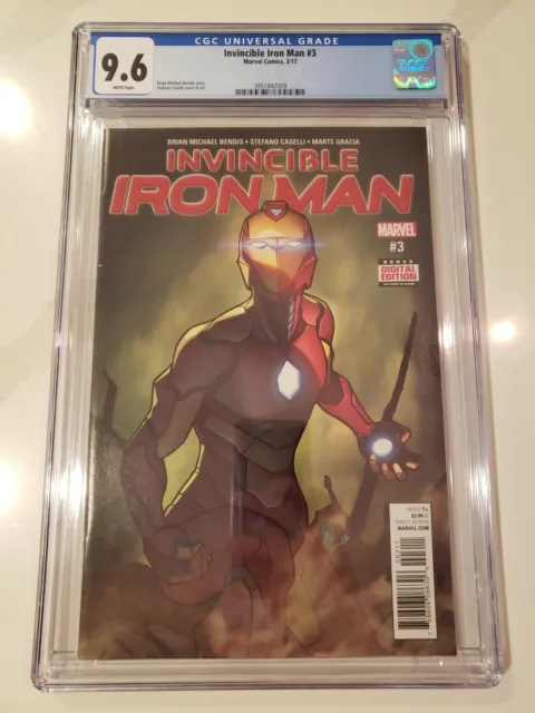 Invincible Iron Man 3 CGC 9.6 Marvel Comics 2017 Riri Williams