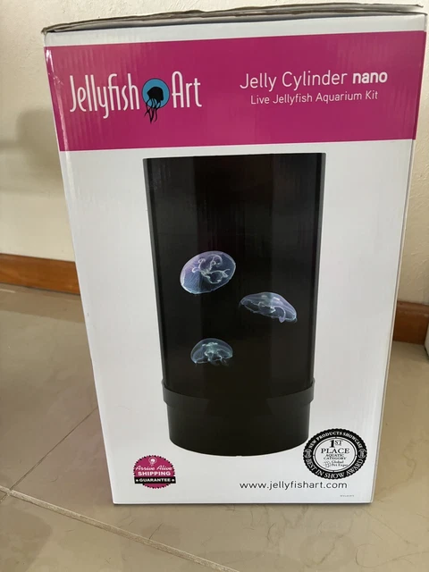Jellyfish Art Nano 2 Gallon Cylinder Tank Aquarium NEW IN BOX Never Used