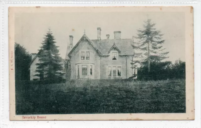 INVERKIP HOUSE: Renfrewshire postcard (C82558)