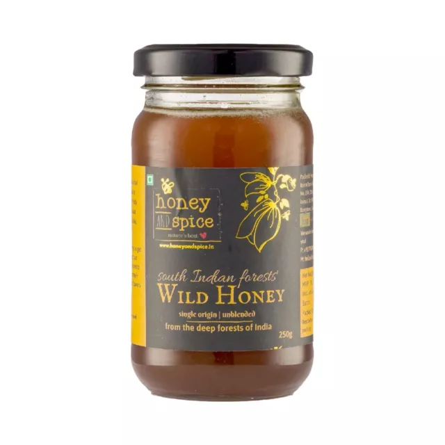 Miel pur, brut, biologique et non chauffé 2020 provenant de la nature