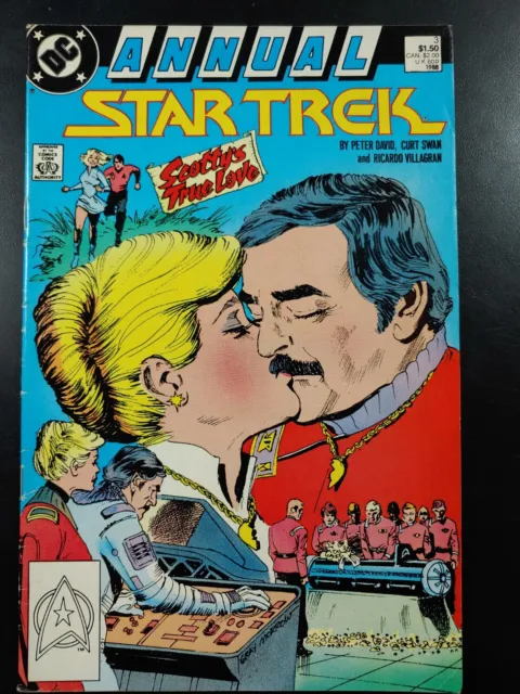 ⭐️ STAR TREK #3 Annual (direct)(1988 DC Comics) LOW GRADE Book