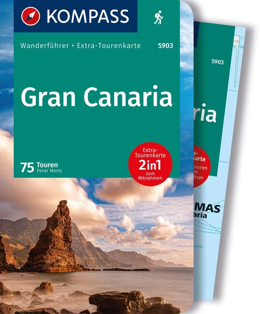 KOMPASS Wanderführer Gran Canaria, 75 Touren