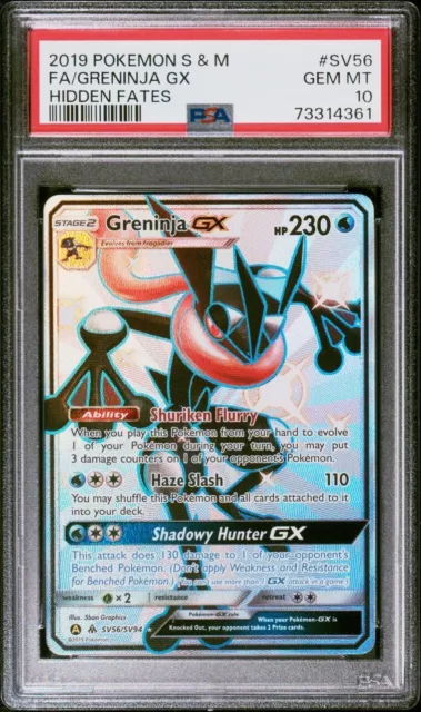 PSA 10 GEM MINT - Shiny Articuno GX SSR Ultra Shiny Pokemon Card Japanese