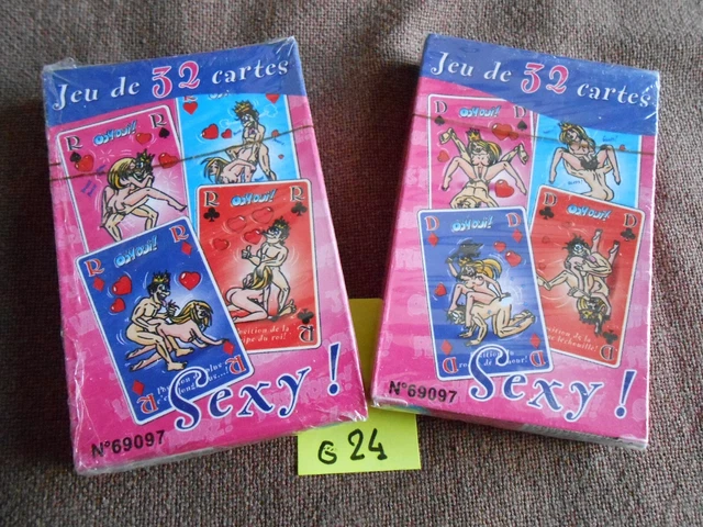Jeu de poker érotique avec cartes par 19,00