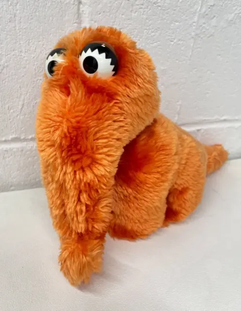 Vintage 1994 Sesame Street Snuffy Snuffleupagus 10x16" Plush Orange Stuffed Toy