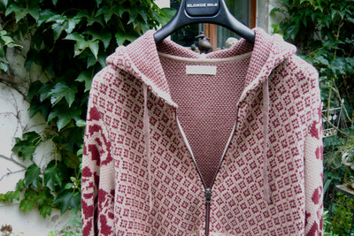 ODD MOLLY LANGE Strickjacke mit Kapuze 