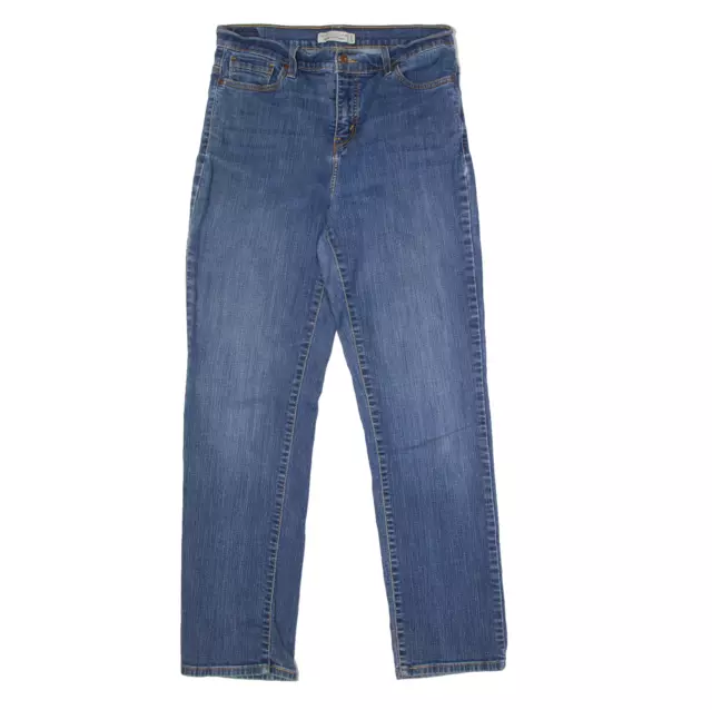 Jeans LEVI'S Slimming 512 blu denim sottili pietra dritta lavaggio donna W30 L31