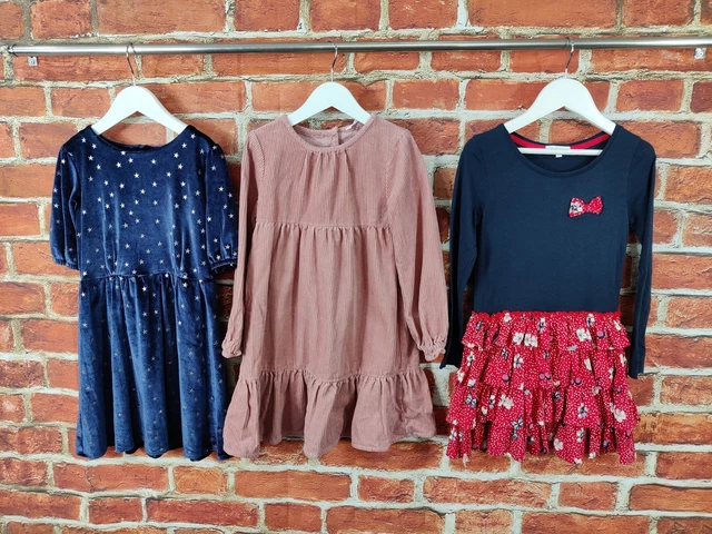 Girls Bundle Age 5-6 Years John Lewis M&S Etc Long Sleeve Dress Set Party 116Cm