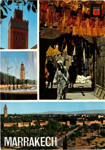 CPM MOROCCO Marrakech - Idid and Koutoubia Door Fountain (343176)
