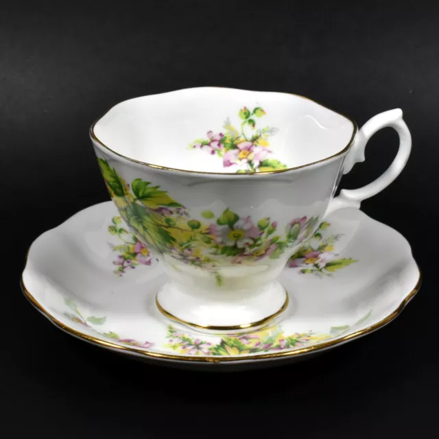 Royal Albert English Bone China "Pink Blossom" Teacup & Saucer