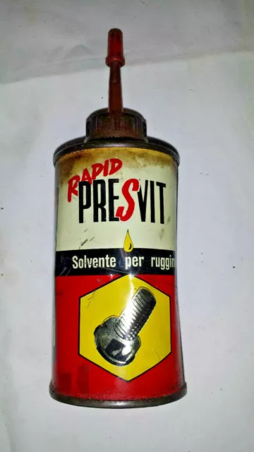 Oliatore  Di Latta  D'epoca  Vintage  Rapid Presvit Anni 50/60