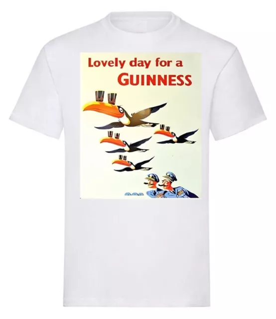 LOVELY DAY FOR A GUINNESS  Mens T Shirts Short Sleeve women kids T-shirt gift