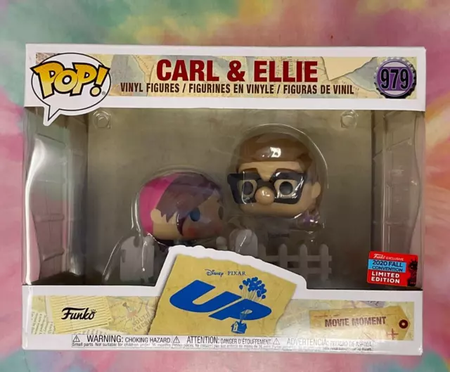 Funko Pop! Movie Moment Disney Up #979 Carl & Ellie 2022 Fall Convention H04