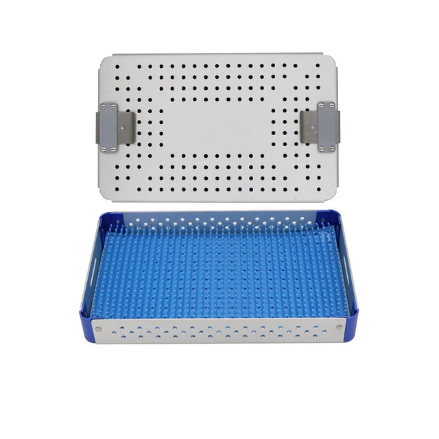 aluminium alloy sterilization tray case 260*160*35mm ophthalmic Surgical Used