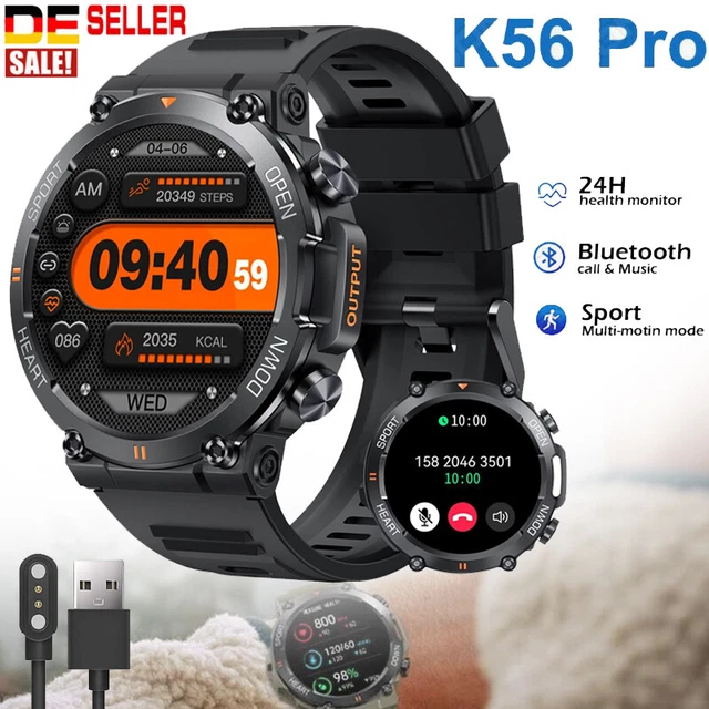 CatShin Smartwatch Orologio Fitness Donna Uomo Acciaio Cardiofrequenzimetro Da Polso Impermeabile Ip68 Contapassi Conta Calorie Bluetooth Smart Watch Touch Sportivo Activity Tracker Per Android Ios