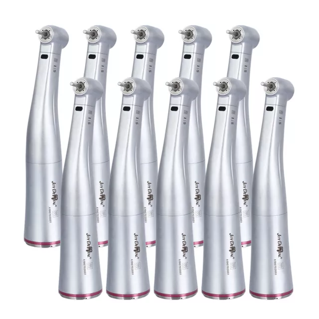 10X Dental 1:5 LED Fiber Optic Contra Angle Handpiece Fit E-Type Electric Motor