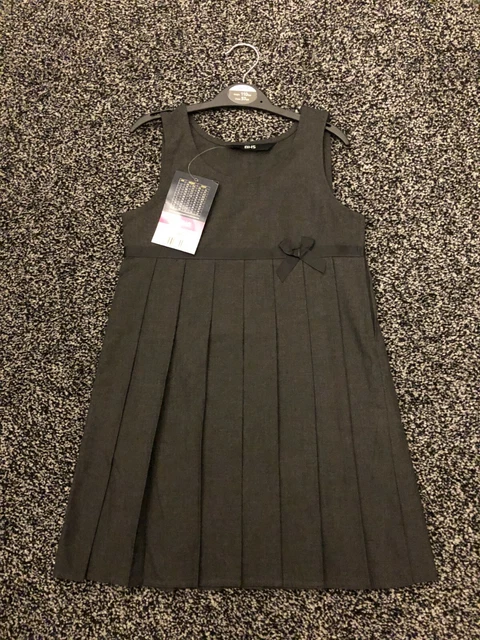 Generous fit school pinafore top