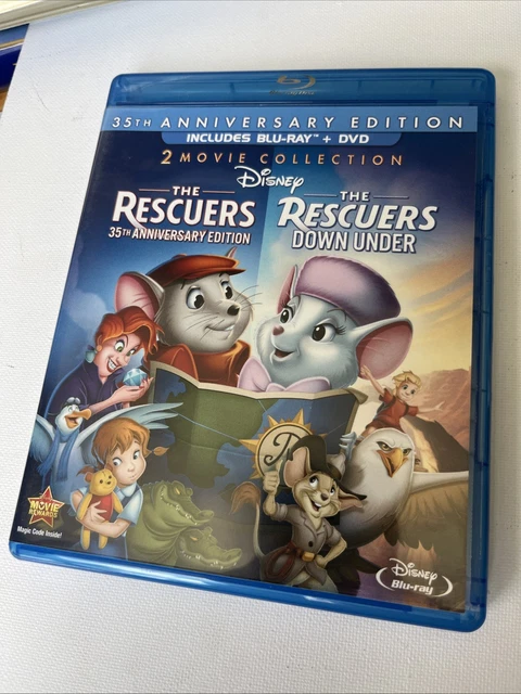 The Rescuers Postmark THE RESCUERS / the Rescuers Down under (35th Anniversary Edition) (Blu ...