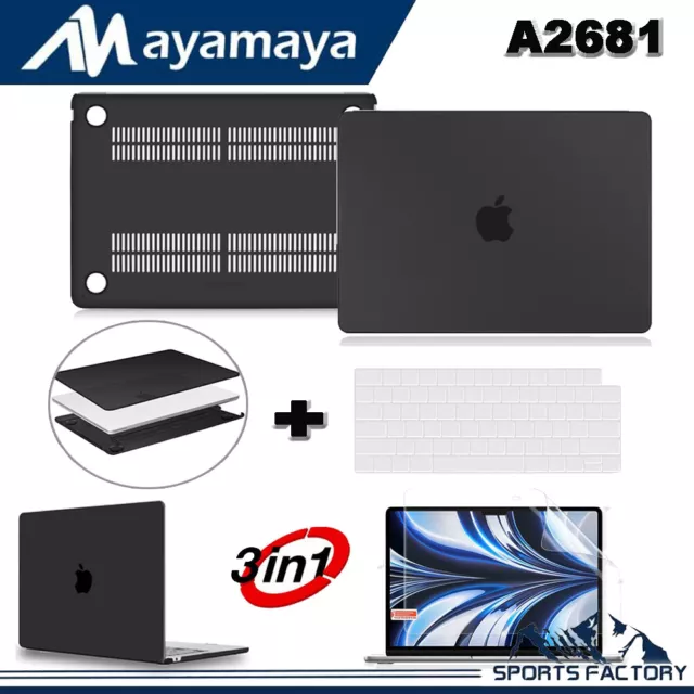 Rubberized Case F 2022 MacBook Air 13.6" A2681 M2 Hard Shell &Keyboard LCD Cover