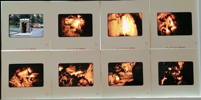 Vintage 1959 35mm Slides Mammoth Cave National Park Kentucky Lot of 8 #22132