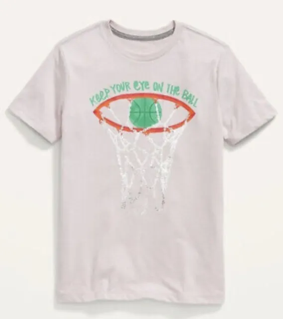 Old Navy Kids Size XL (14-16) Eye on the Ball ~ Short Sleeve Tee T-Shirt  NWT