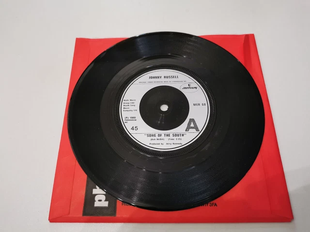 johnny russell song of the south 7" vinyl record excellent condition