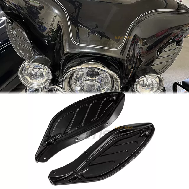 Windabweiser Luftabweiser Seitlicher für Harley Touring Street Glide FLHX 96-13