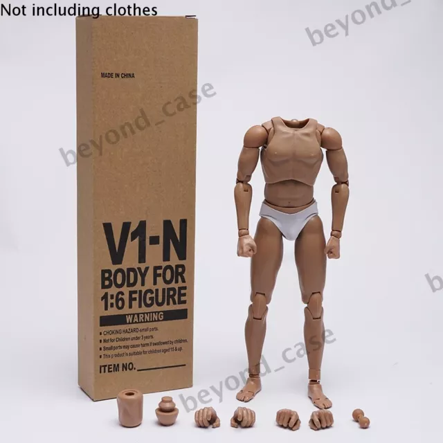 WorldBox 1/6 Scale Male Action Figure Body for 12 inch Hot Toys Phicen  TBLeague