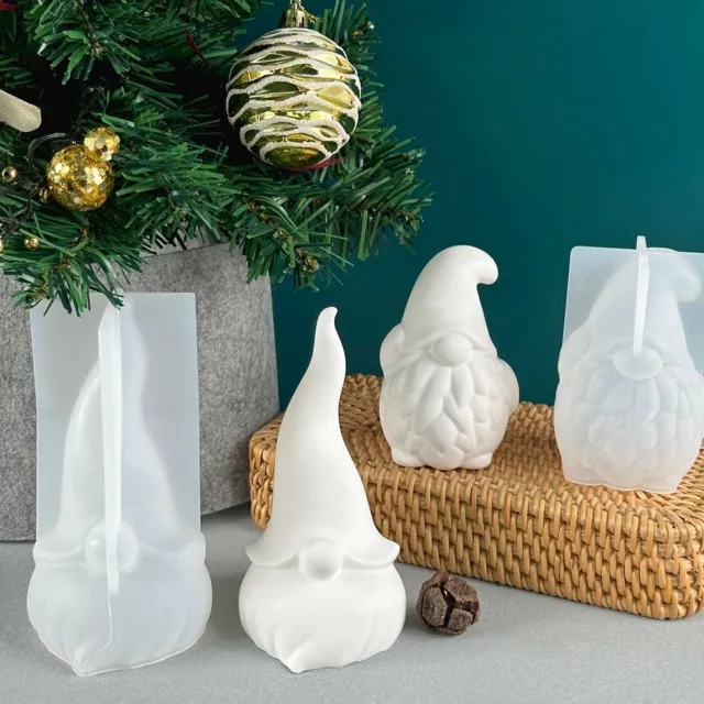 DIY Crafts Santa Claus Mold Epoxy Resin Christmas Molds  Home Decor