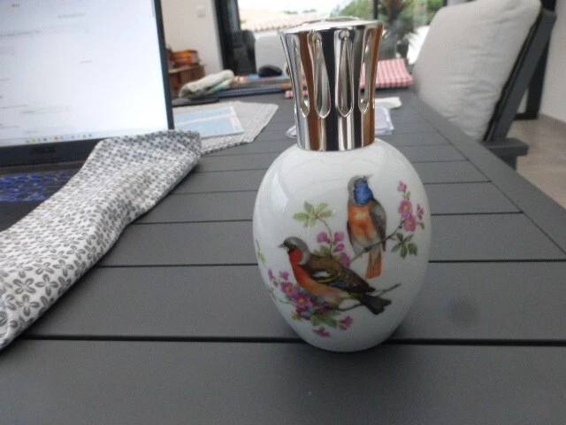 Lampe Berger en porcelaine Revol - PI - décor floral