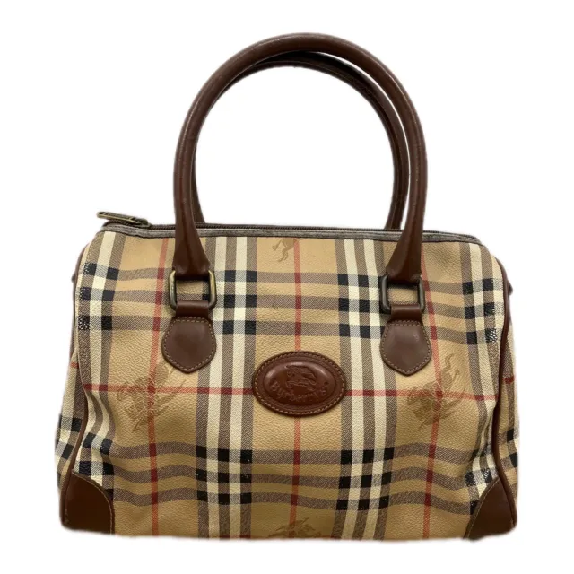 Sac Boston Burberry Motif Tartan