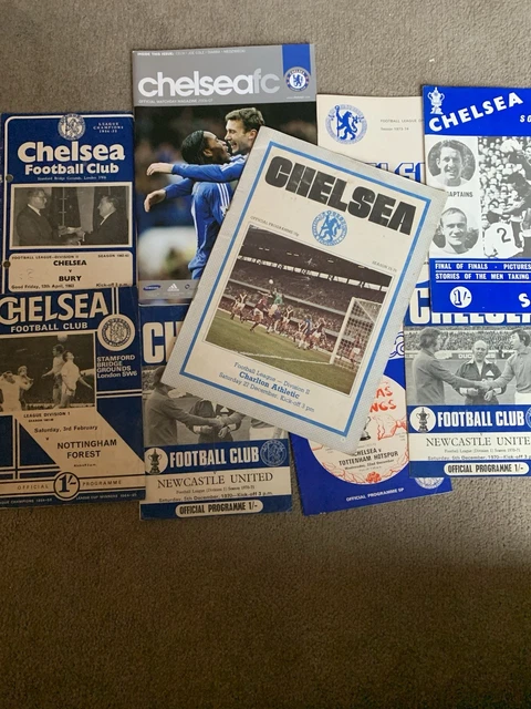 CHELSEA FC PROGRAMMES Bundle 1950s - 2000s Football Programmes £2.21 ...