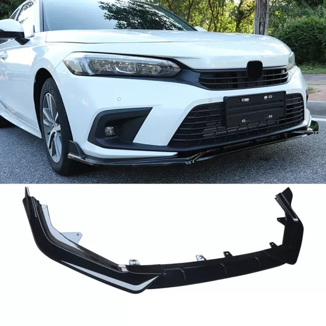 FOR 20222024 HONDA Civic 11th Front Bumper Lip Spoiler Splitter GLOSS
