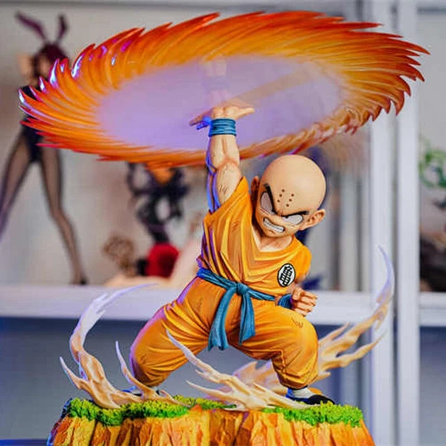 ANIME DRAGON BALL Krillin 18cm PVC Action Figure Statue Collection