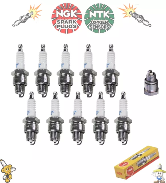 10x Véritable NGK Remplacement Allumage Bougies BPR7HS-10 Stock N°1092 Échange