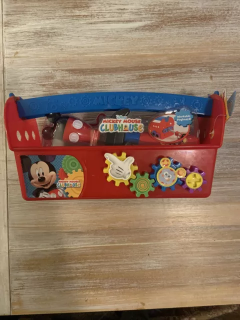 DISNEY JUNIOR JR. Mickey Mouse Clubhouse Handy Helper Tool Box! Ages 3 ...