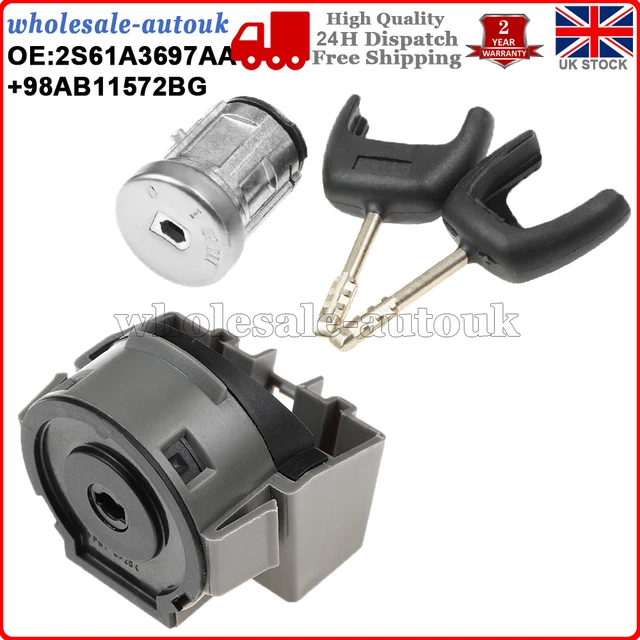 IGNITION SWITCH & Lock Barrel Kit For Ford Transit Focus Fiesta 2002