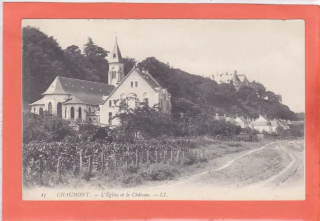 Cpa/Cpsm/Cp - Chaumont Sur Loire - Loir Et Cher 41 - Church And Castle -