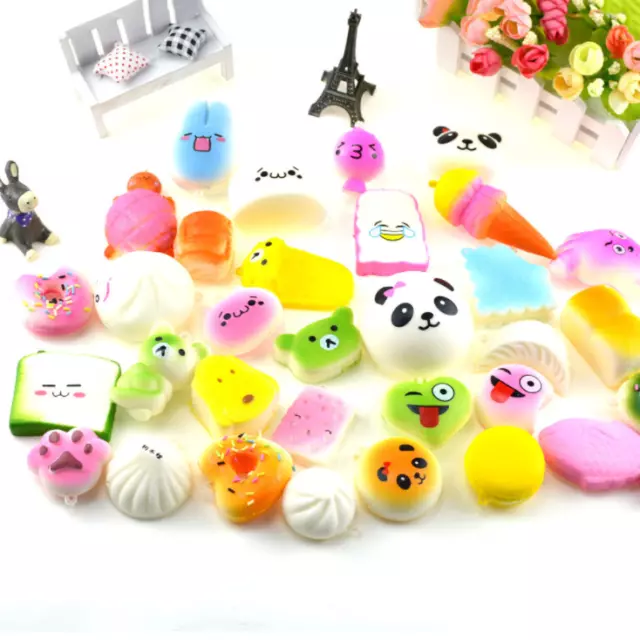 20PCS 4-7CM Squishy Stress Toys Cute Squishies Squeeze Soft Jumbo Mini Gift Pack 2
