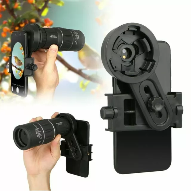 Cell Phone Adapter Mount Holder For Binocular Monocular Spotting-Scope Telescope