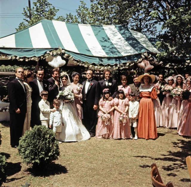 MARLON BRANDO AL Pacino James Caan The Godfather 8X10 Photo Z153 £10.