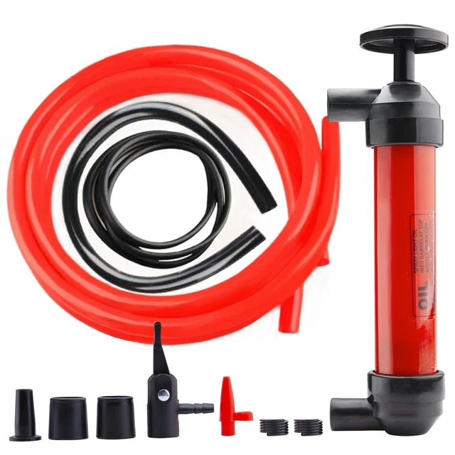 Liquid Transfer, Siphon Hand Pump for Gas, Oil, Air, and Other Fluids Liquid Transfer, Siphon Hand Pump for Gas, Oil, Air, and Other Fluids