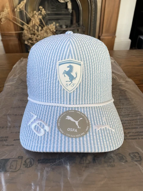 Casquette Ferrari F1 Signée Par Charles Leclerc – GP Monaco 2024 – Sous Plastique
