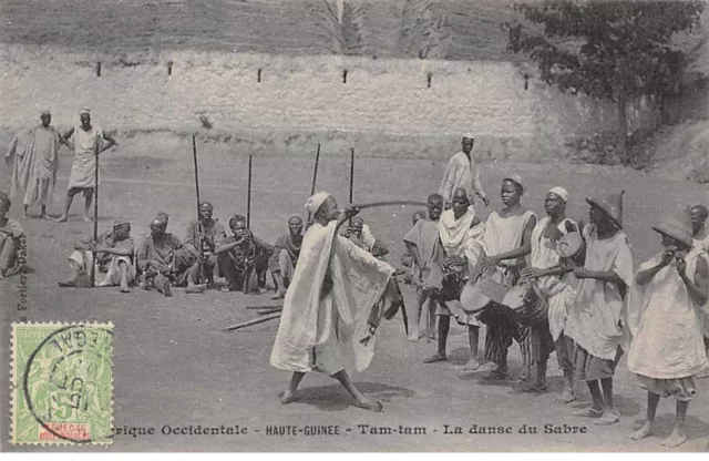 GUINEE - SAN56536 - Haute Guinée - Afrique Occidentale - Tam Tam - La danse d